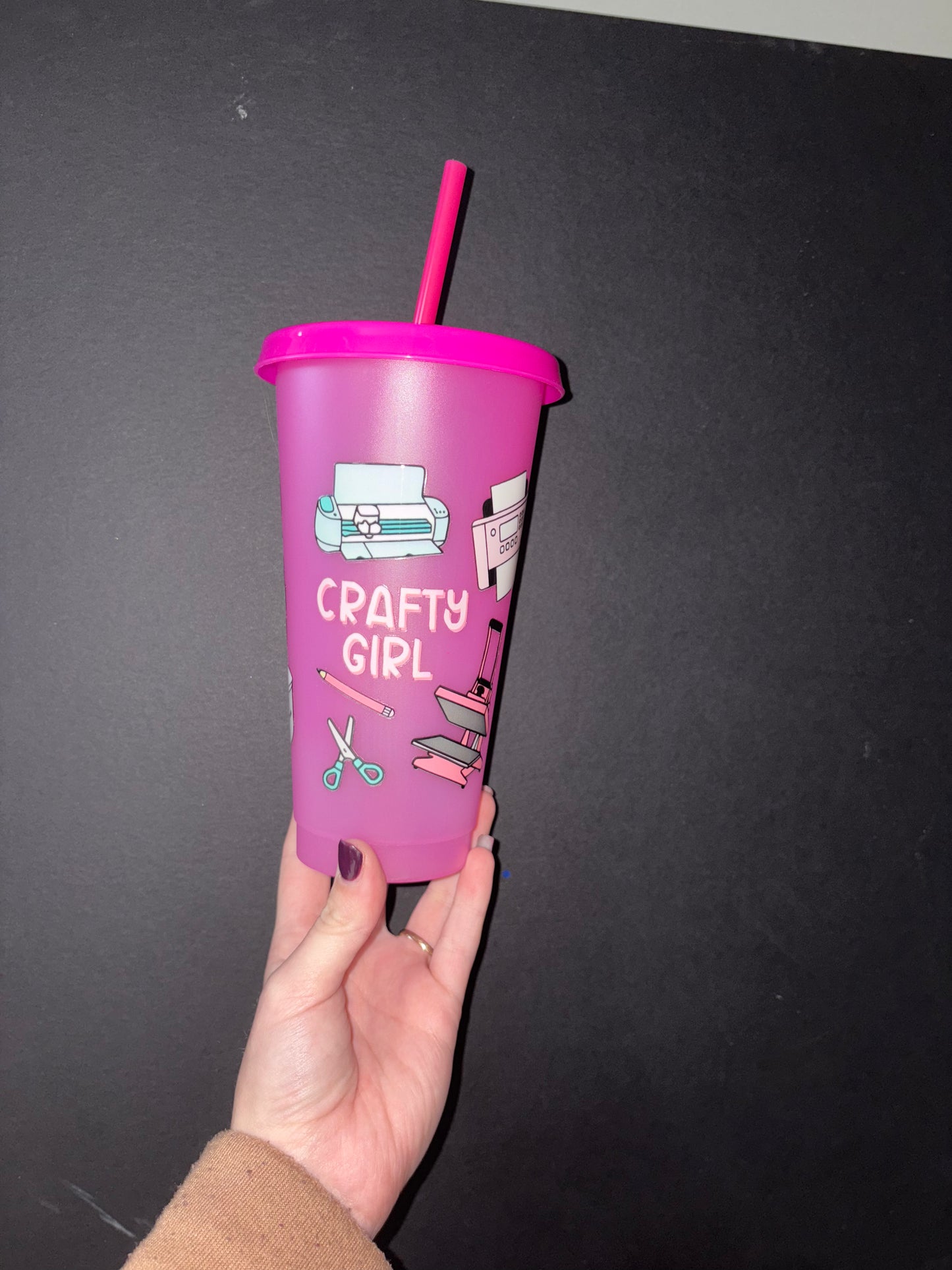 Craft girl tumbler