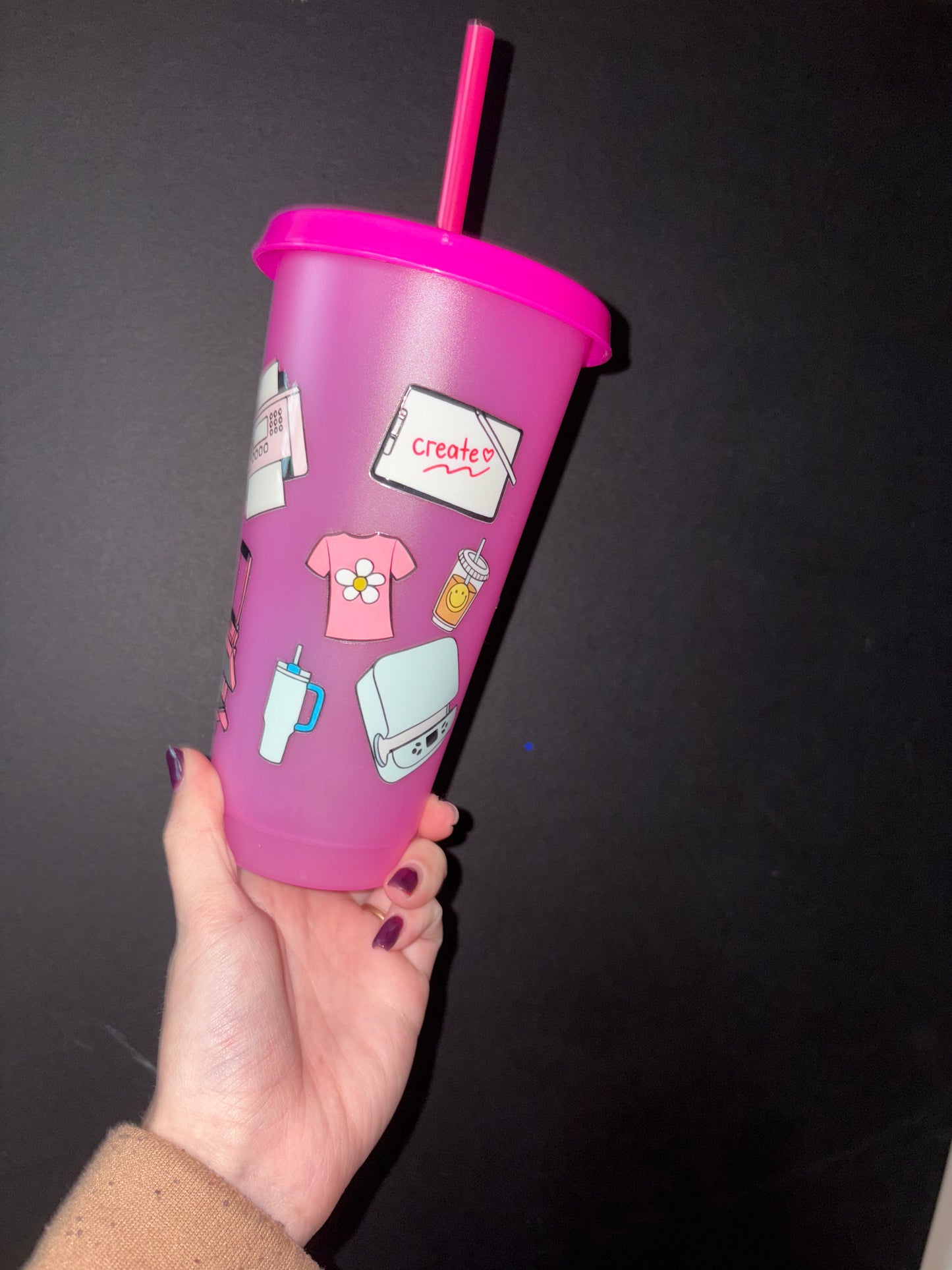 Craft girl tumbler