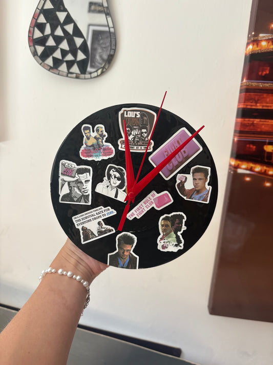 Fight club wall clock