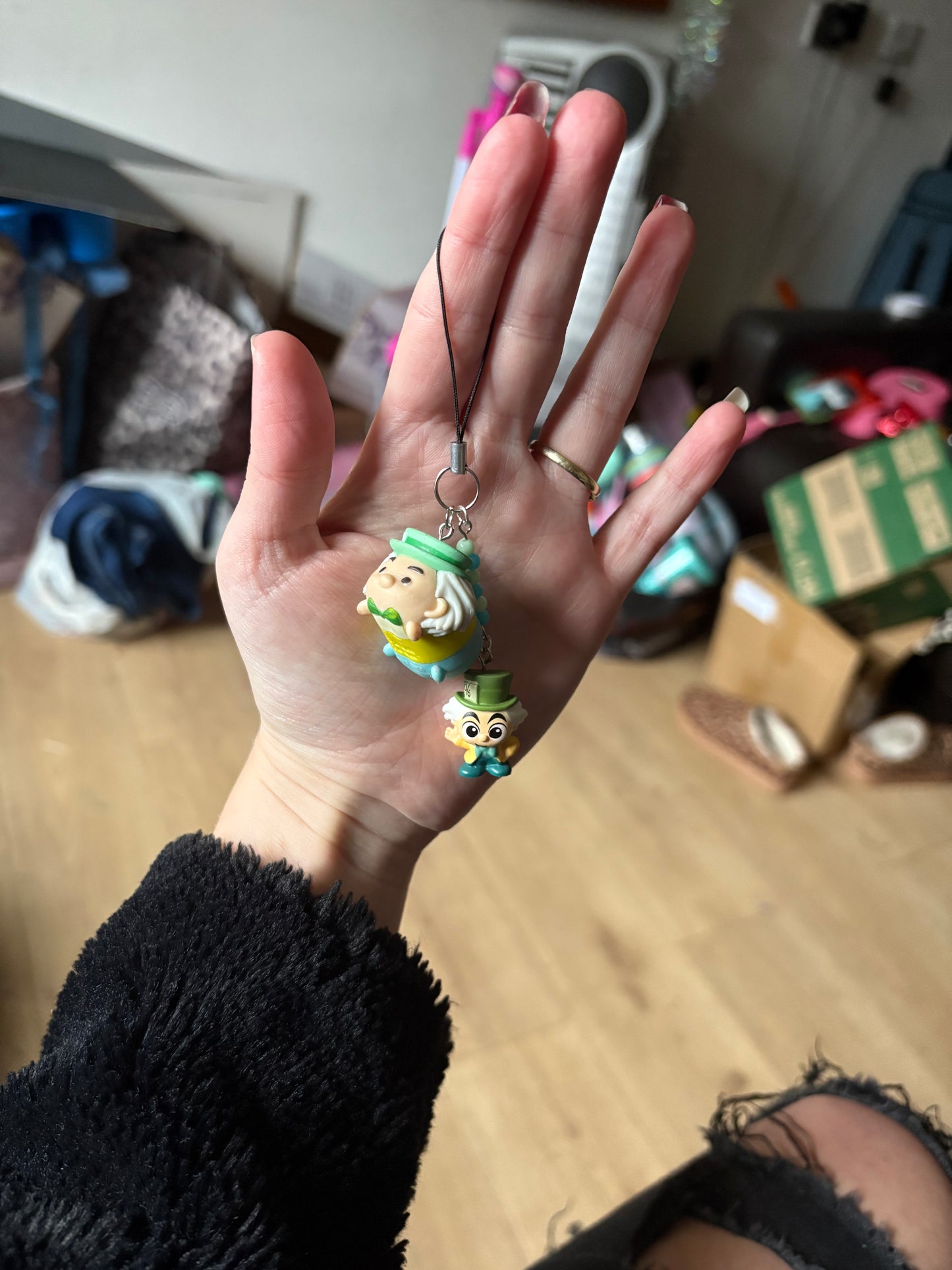 Alice in wonderland phone charm / keyring