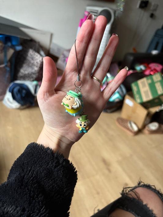 Alice in wonderland phone charm / keyring