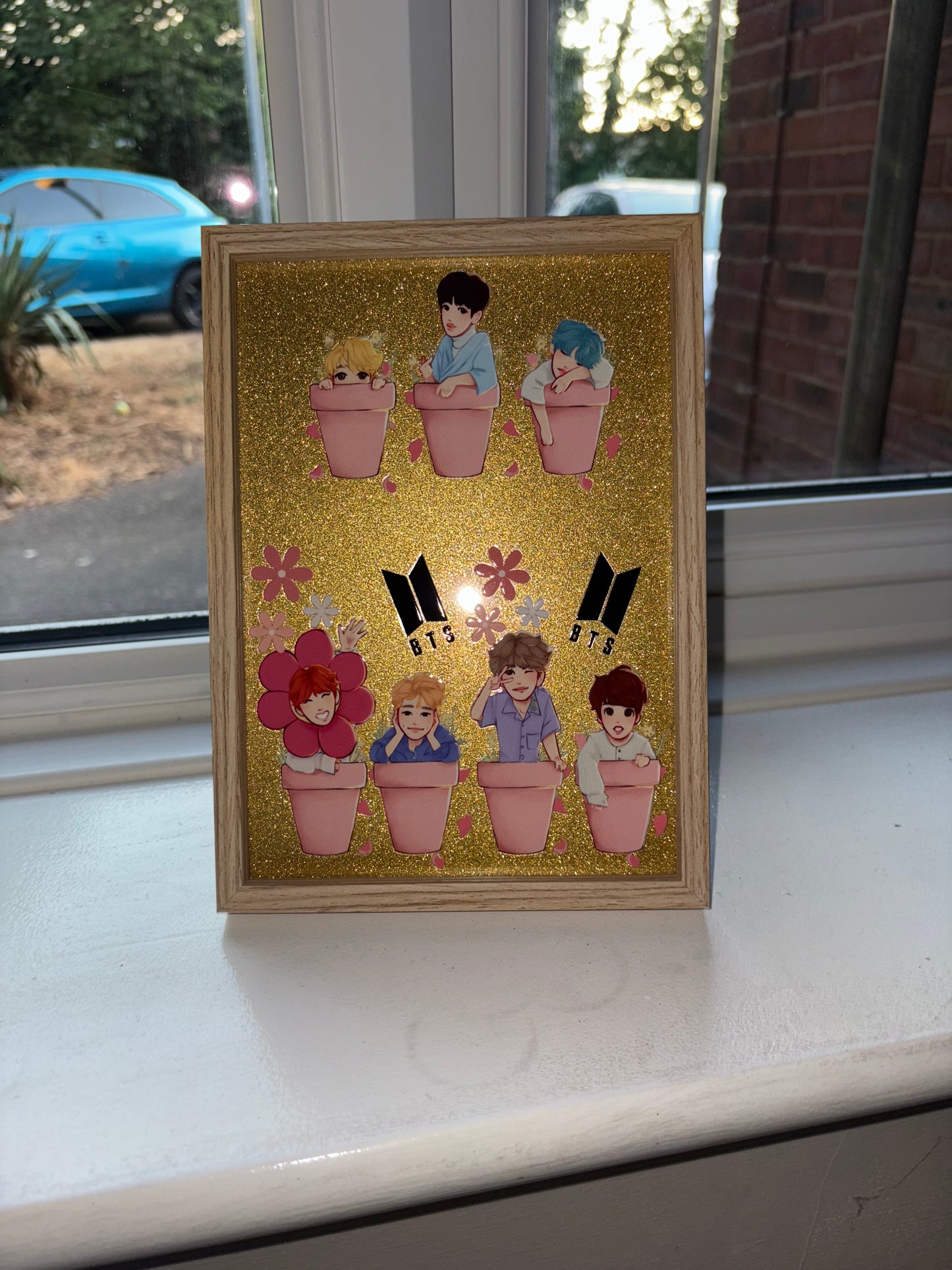 BTS decorative frame