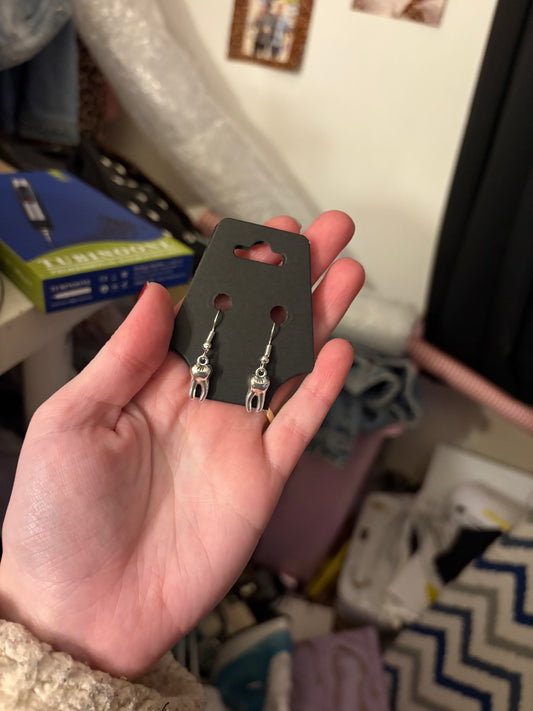 Teeth earrings