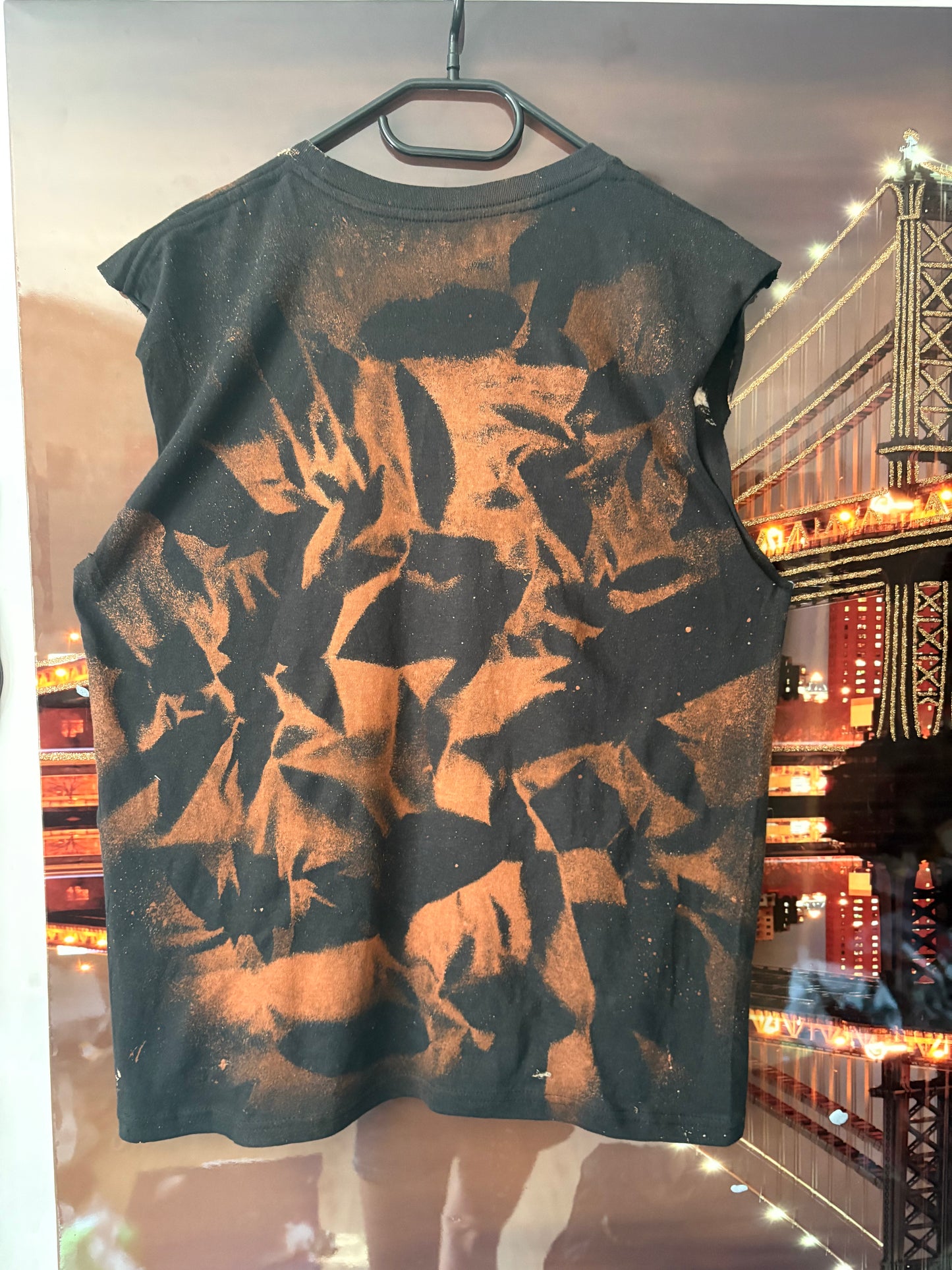Bon Jovi bleached vest size large