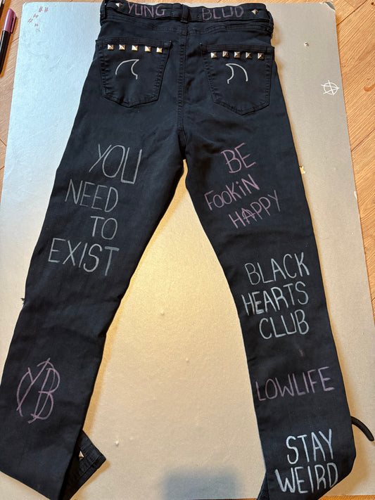 Yungblud jeans Uk 10 small