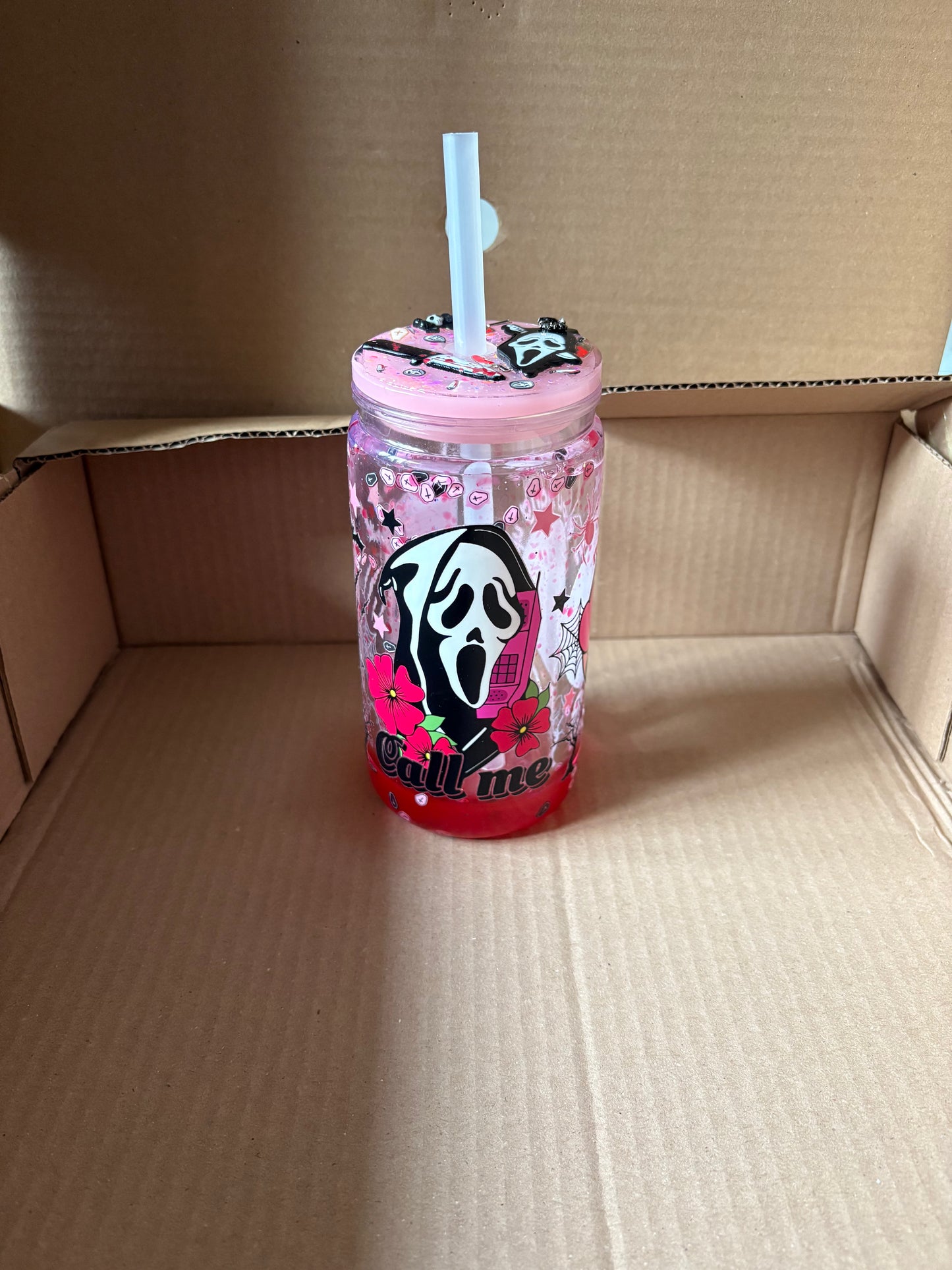 Ghost face tumbler