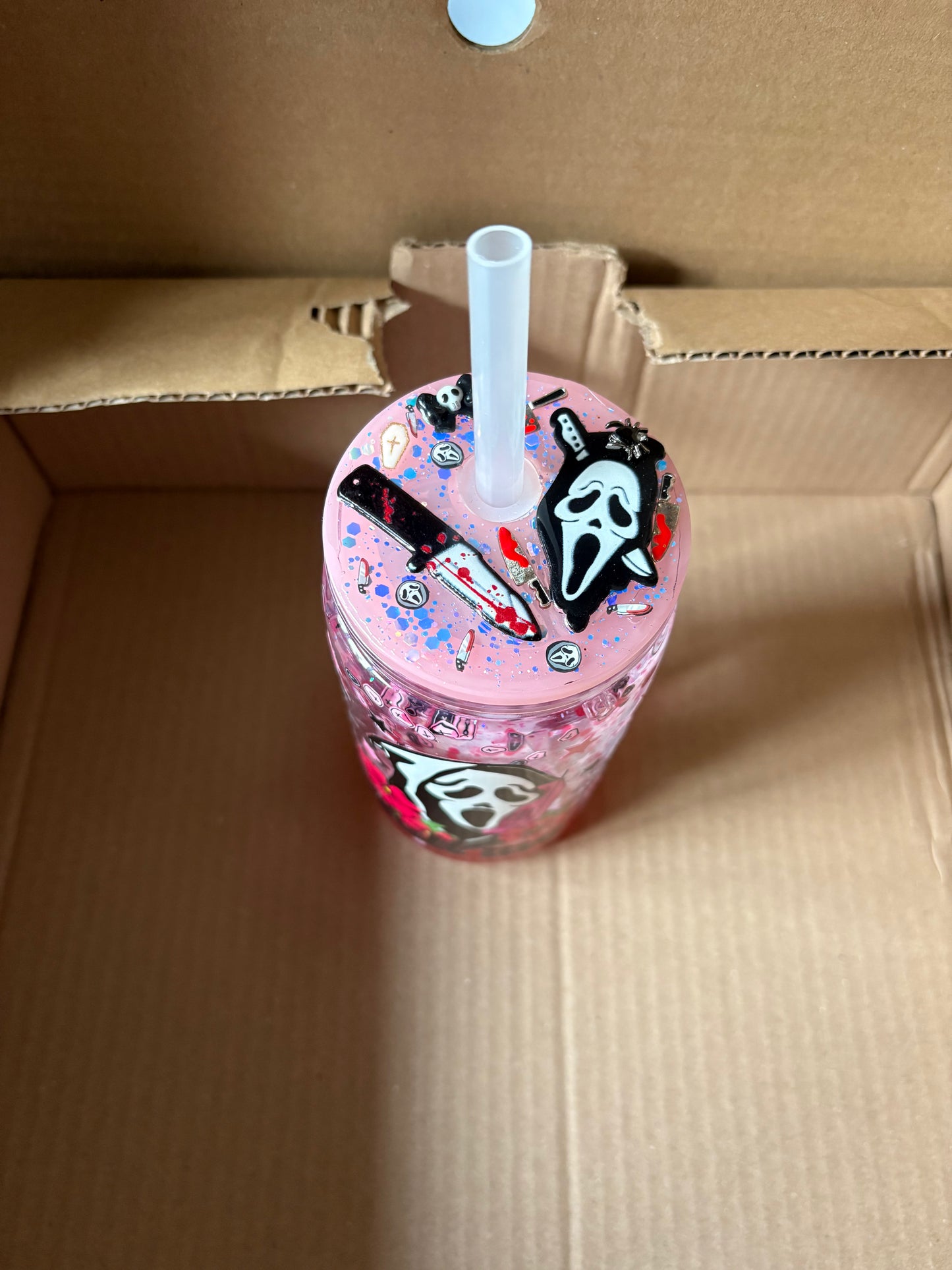 Ghost face tumbler