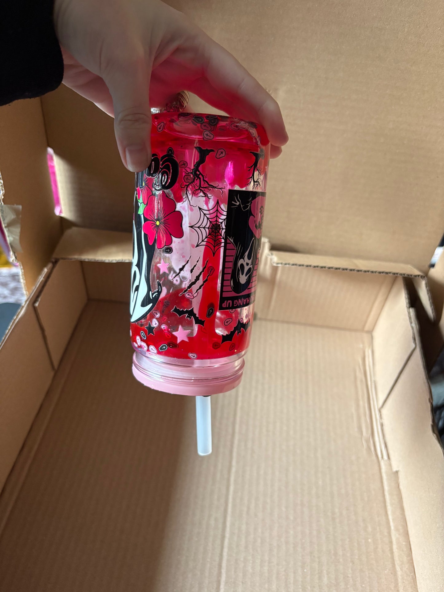 Ghost face tumbler