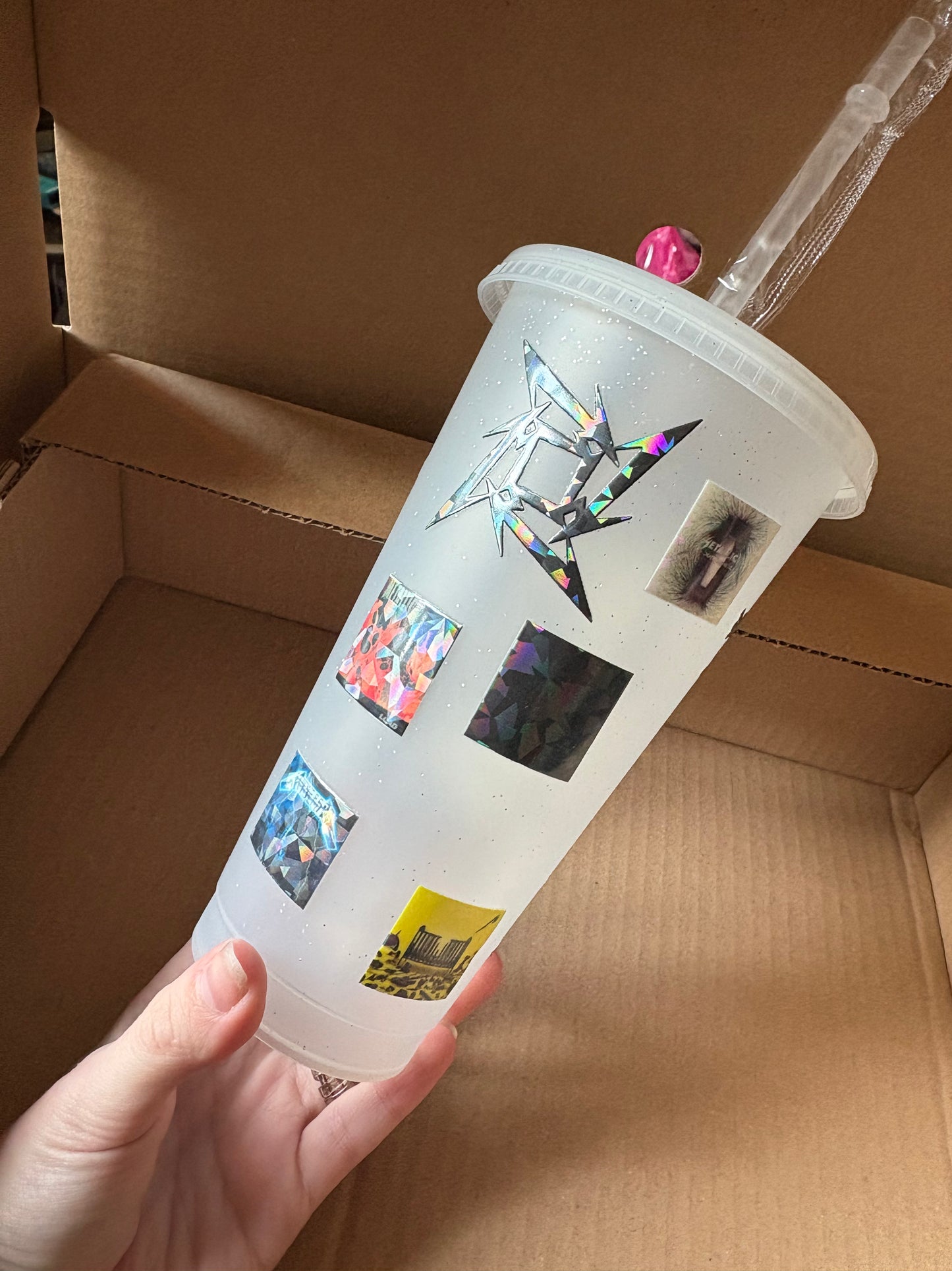 Metallica tumbler cup