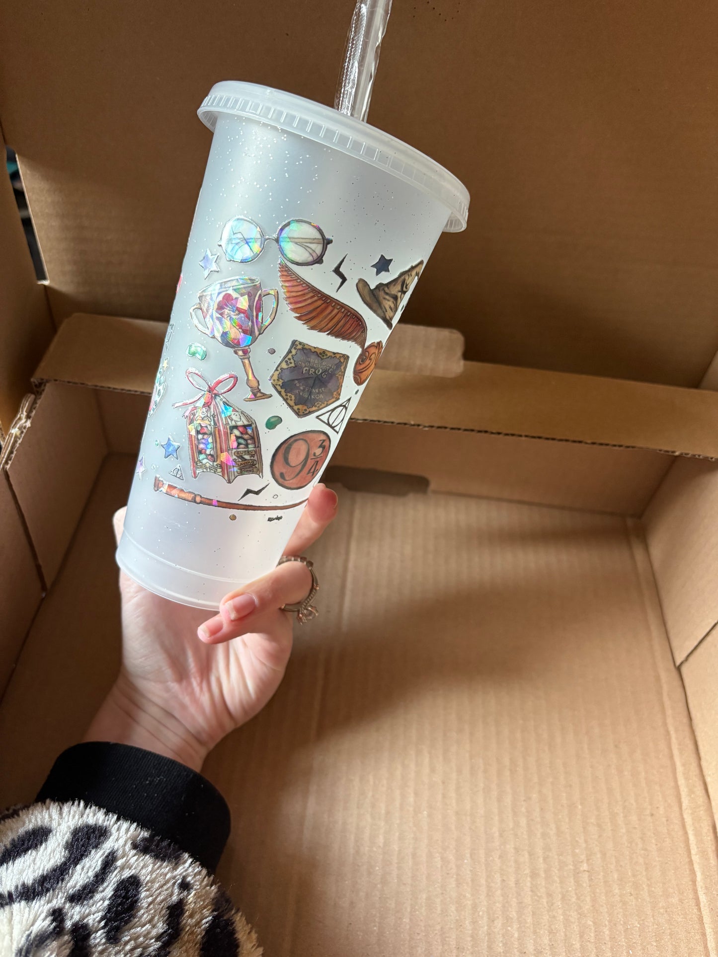 Harry Potter tumbler - holographic film