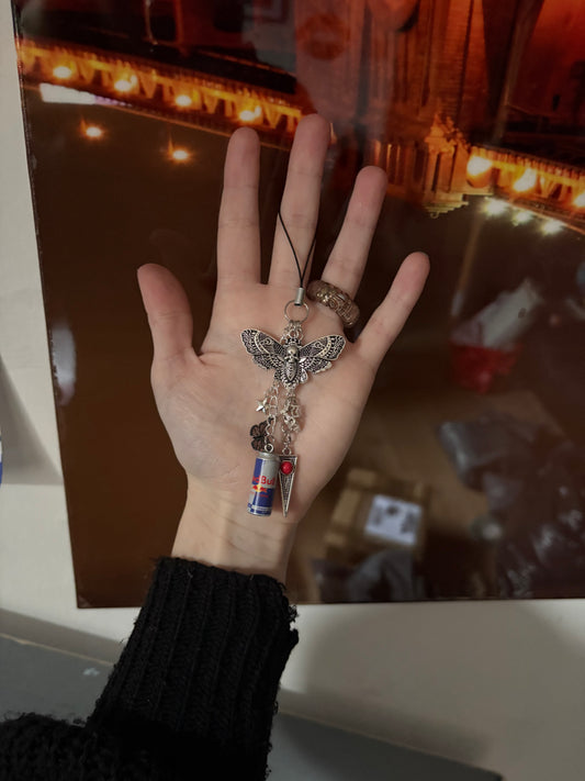 Redbull phone charm : keychain
