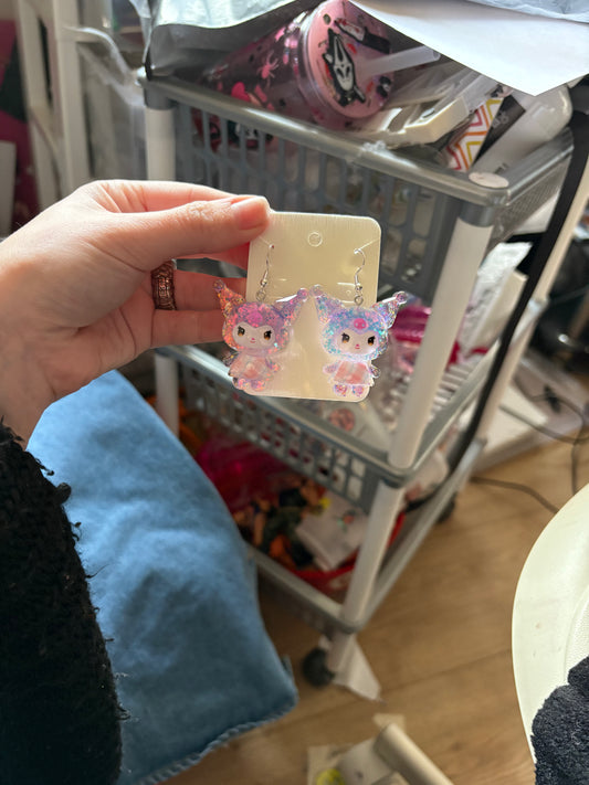 Kuromi earrings