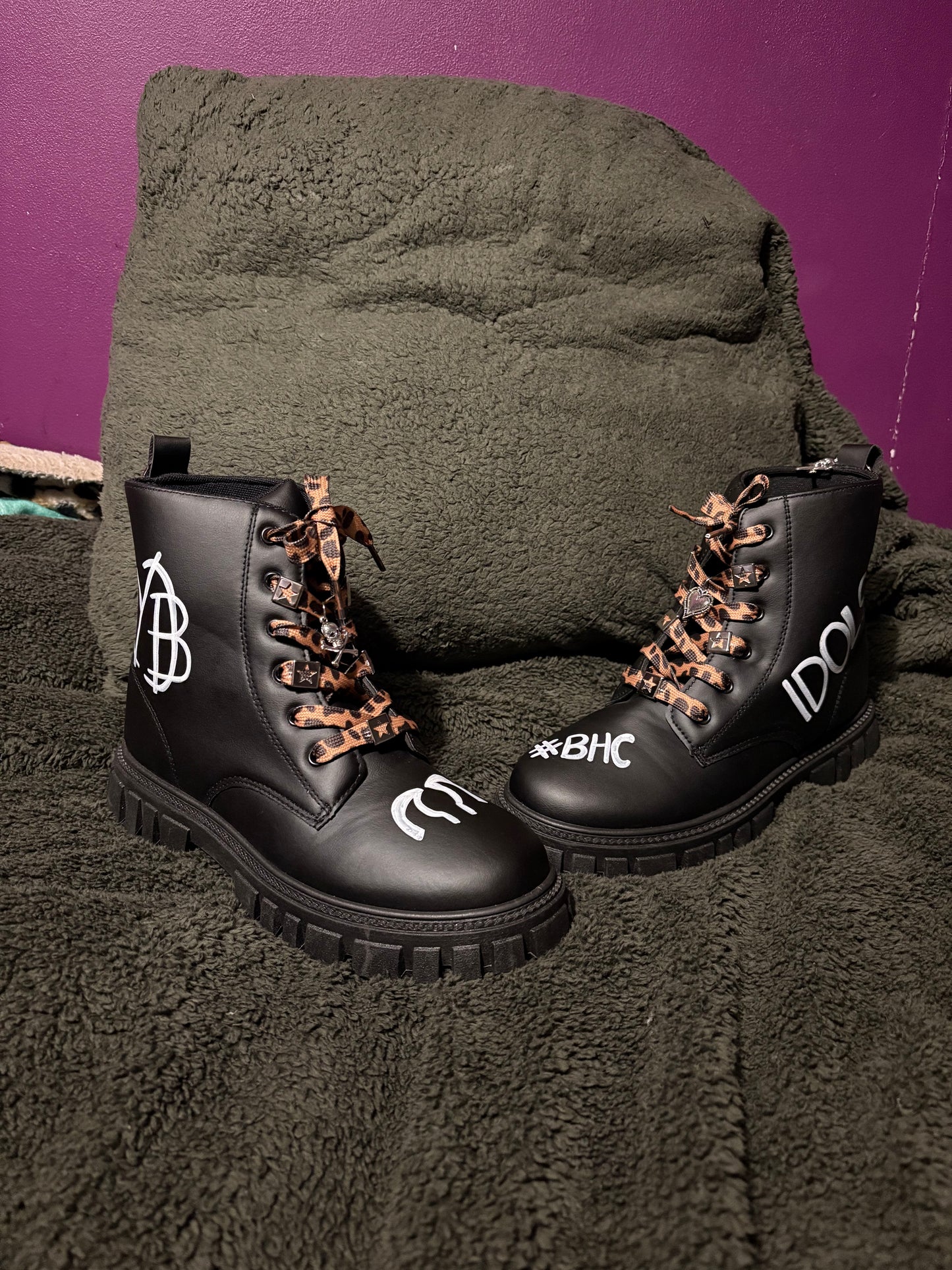 Yungblud boots - size UK 4