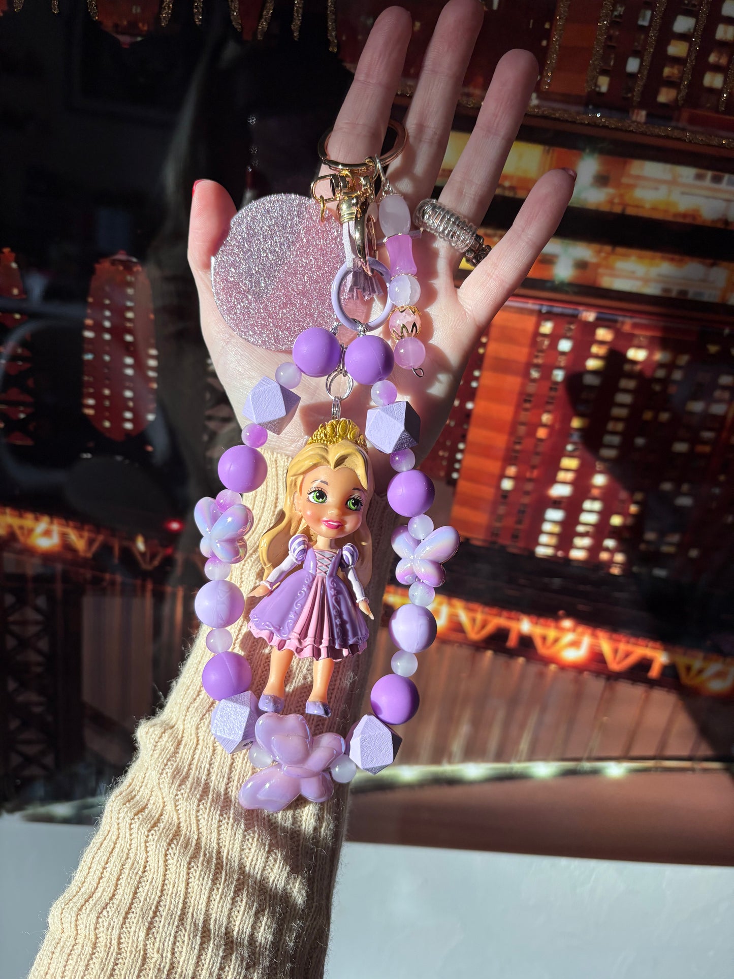 Rapunzel keychain