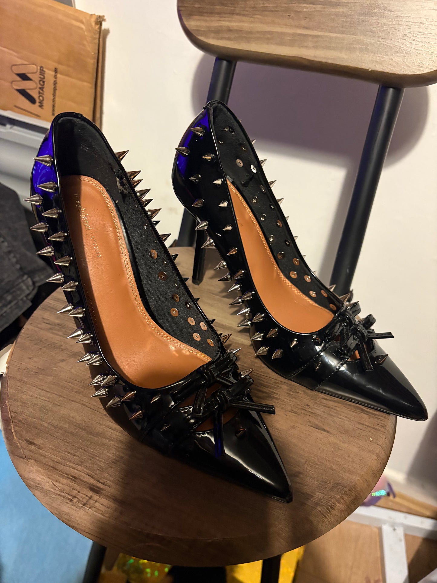 Stud heels UK size 4