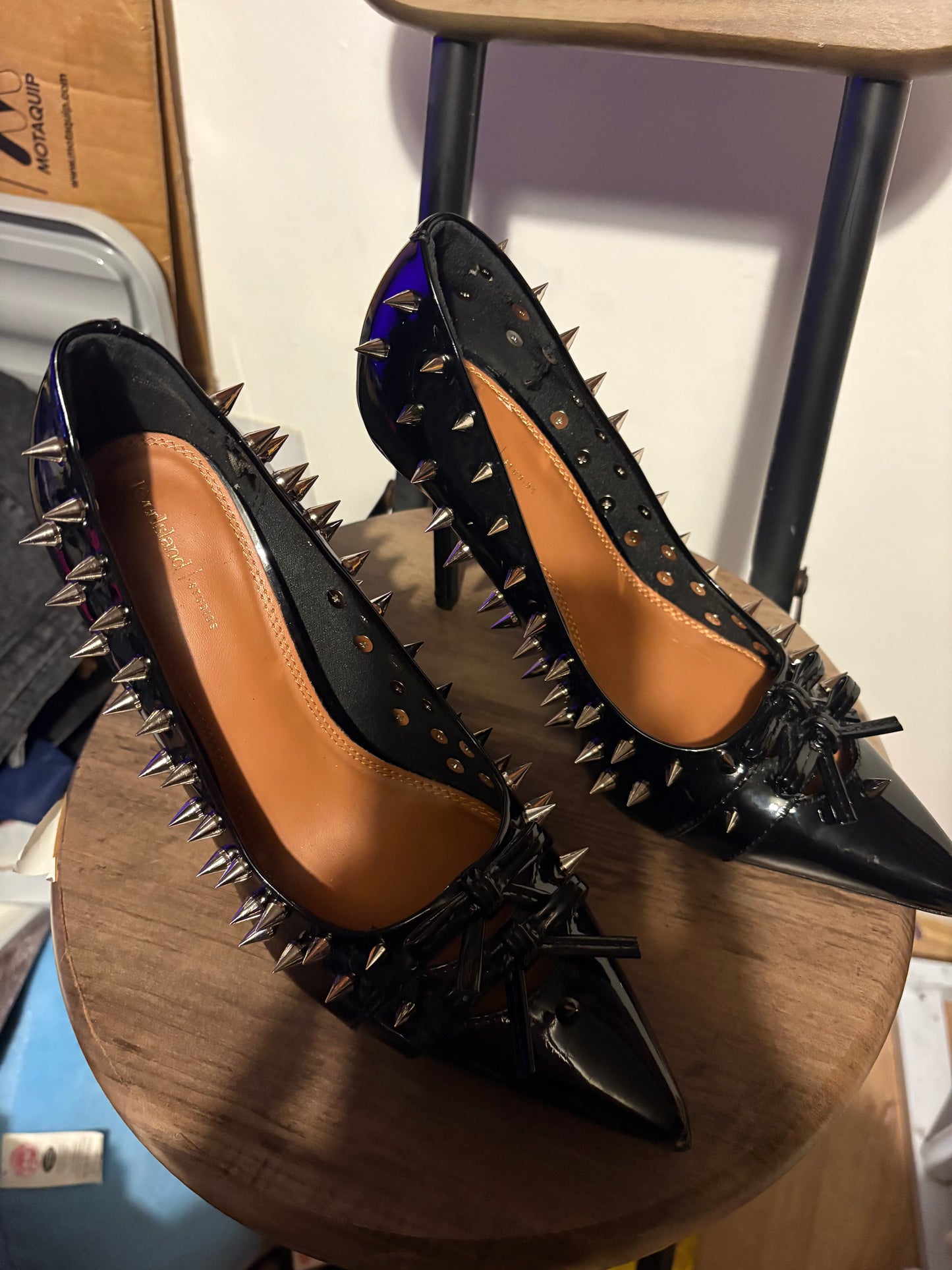 Stud heels UK size 4