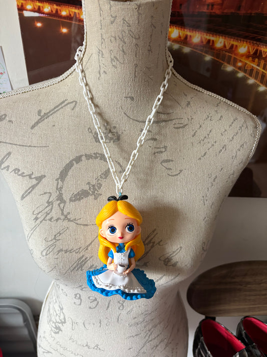 Alice in wonderland necklace